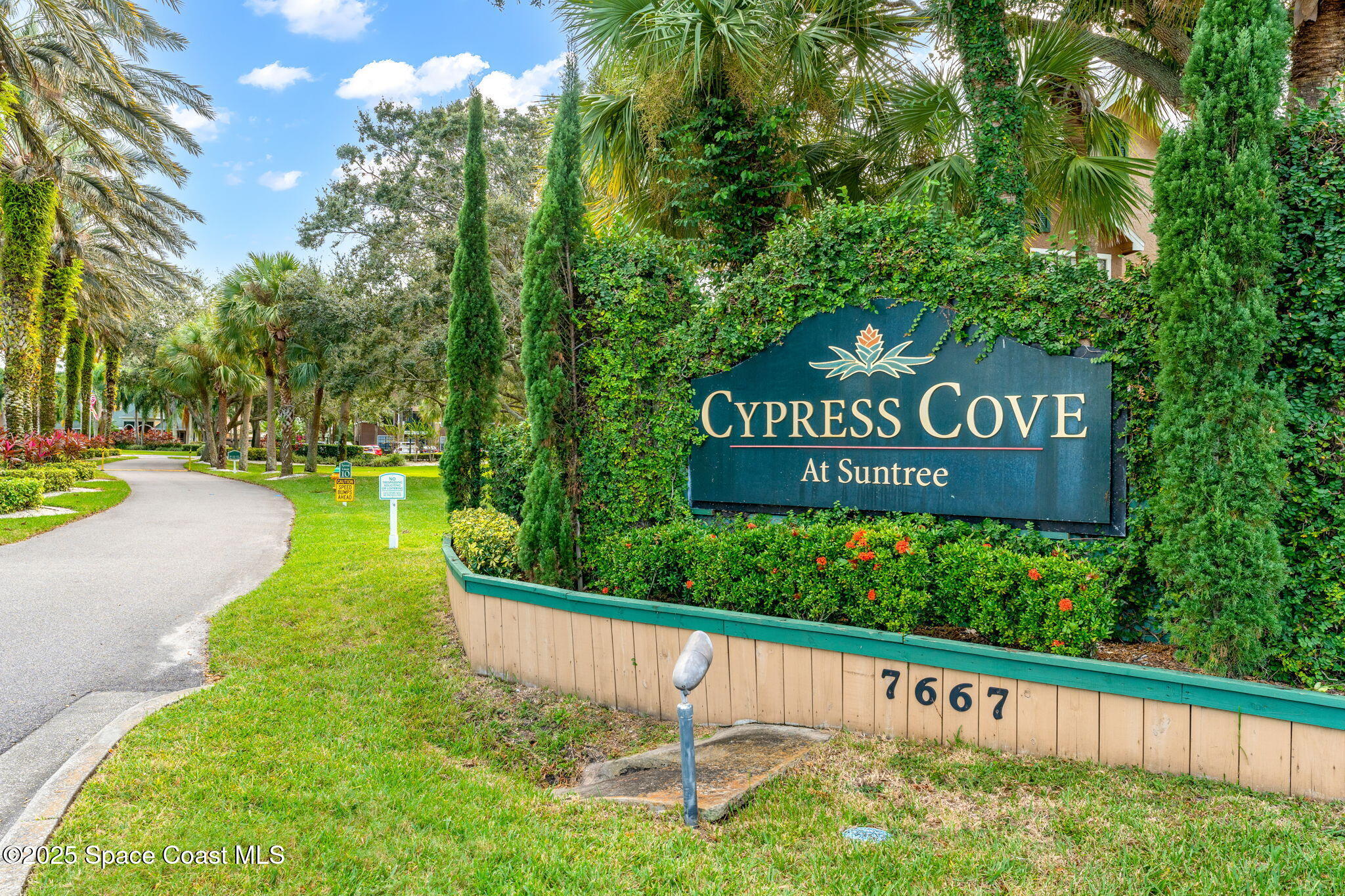 7667 North Wickham Road, Unit 514 Melbourne, FL 32940 - Photo 22 of 37 a view of a park that has large trees