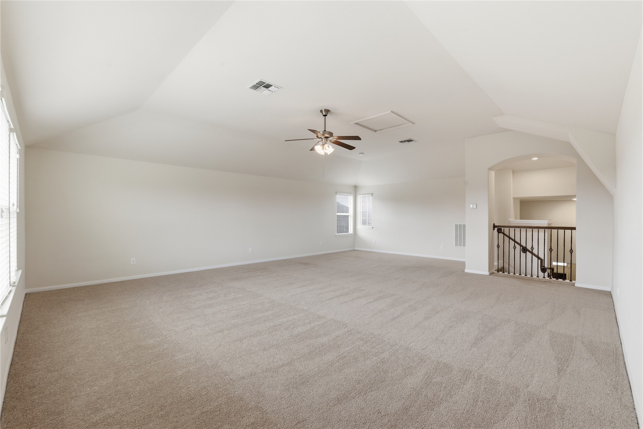 3418 Delta Drive Rosharon, TX 77583 - Photo 33 of 38 a view of a livingroom with a ceiling fan and window