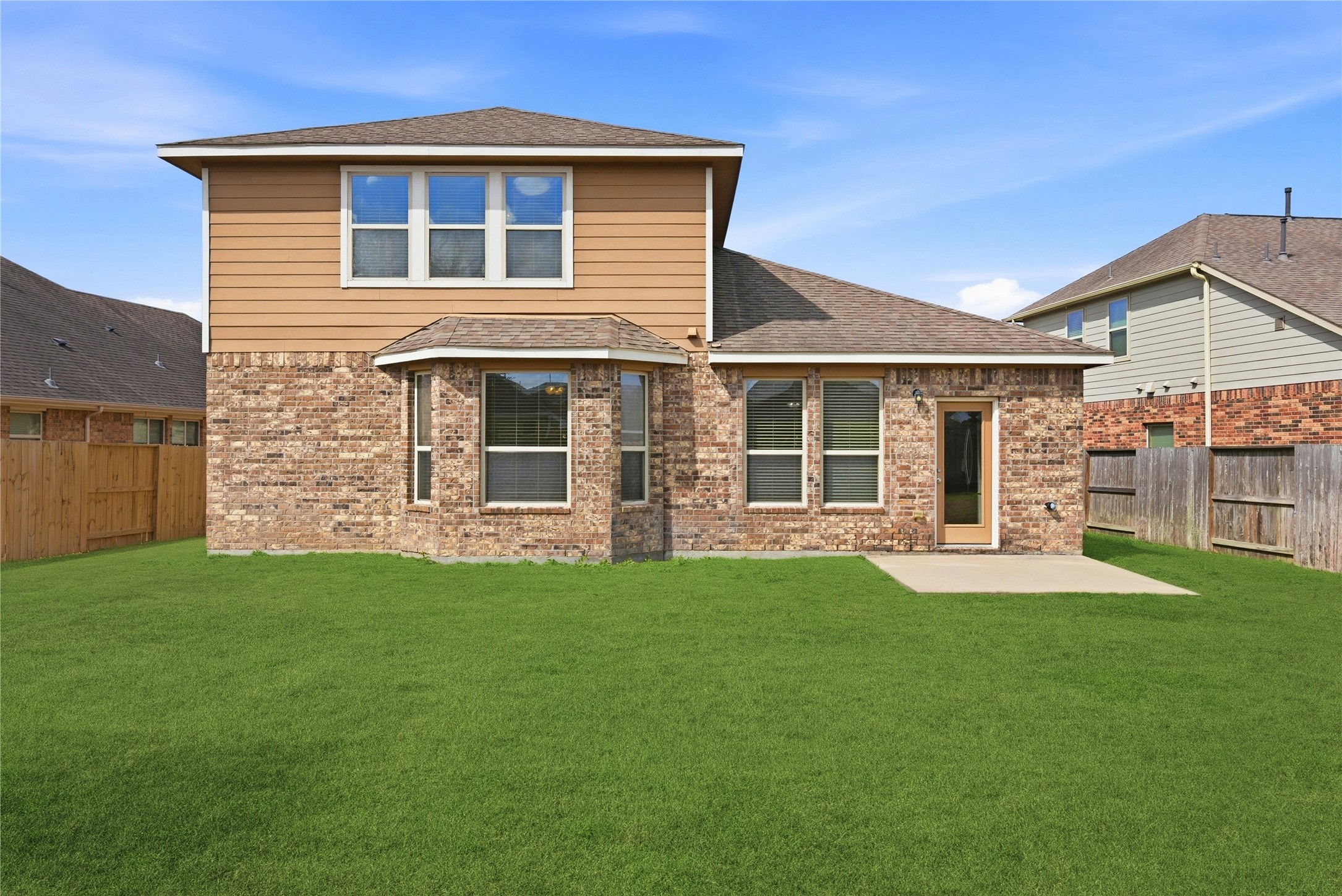 3418 Delta Drive Rosharon, TX 77583 - Photo 35 of 38 a front view of a house with a yard
