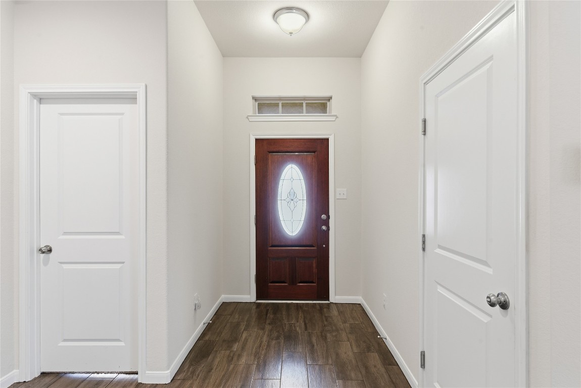 3418 Delta Drive Rosharon, TX 77583 - Photo 5 of 38 a view of hallway with wooden floor