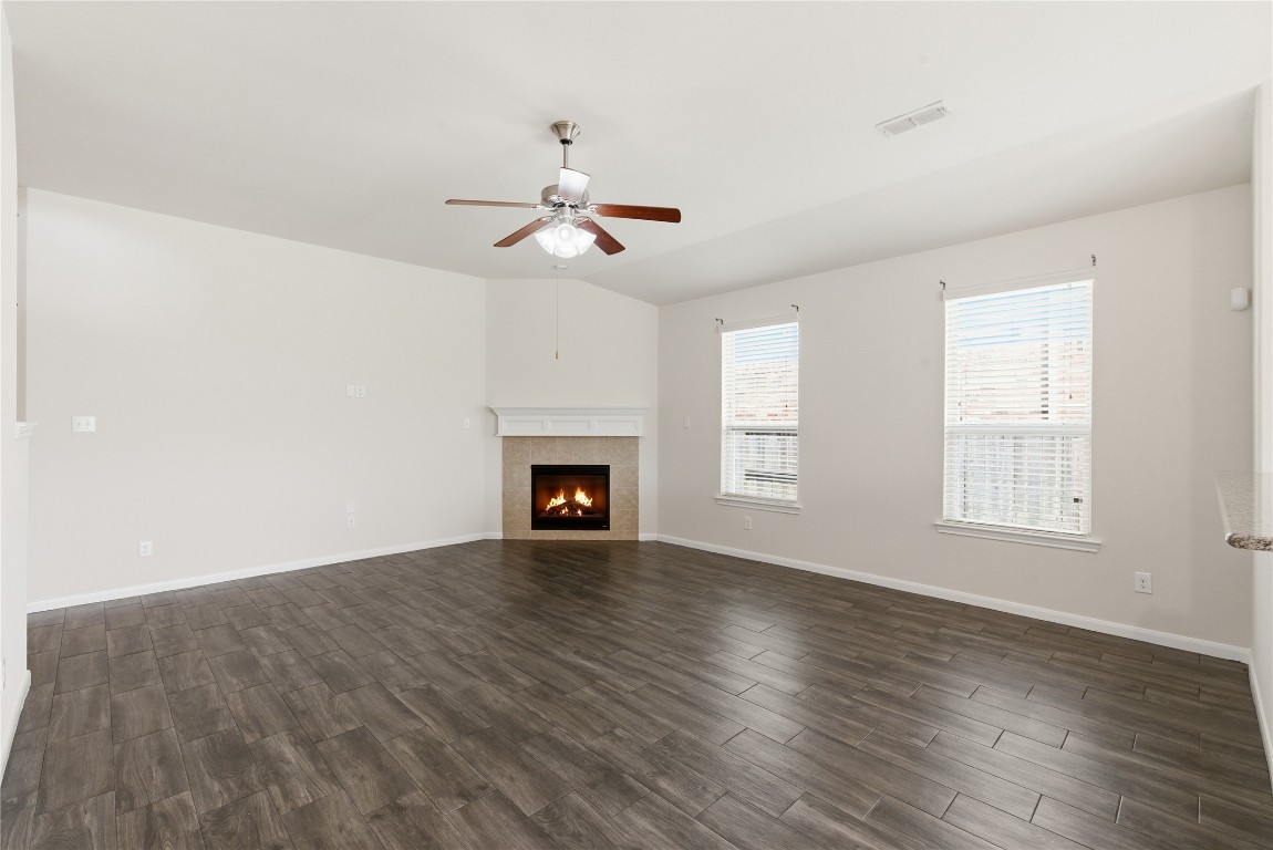 3418 Delta Drive Rosharon, TX 77583 - Photo 10 of 38 wooden floor in an empty room with a window