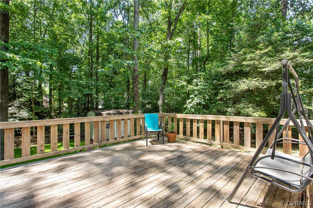 12119 Quito Road Midlothian, VA 23112 - Photo 21 of 26 Enjoy your morning coffee on the deck!