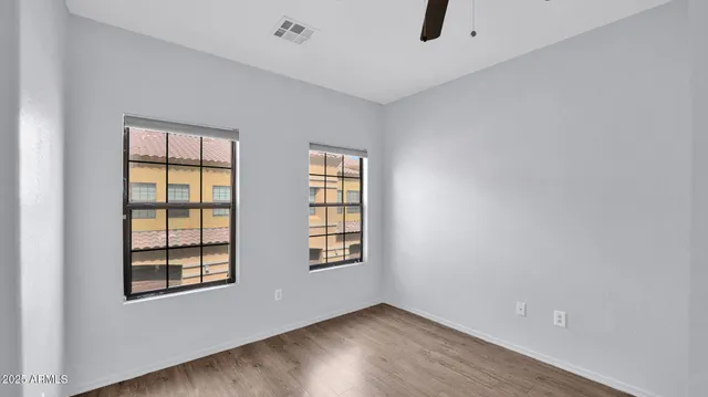wooden floor in an empty room
