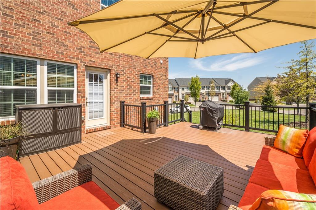 609 Rosecliff Road Wexford, PA 15090 - Photo 3 of 25 Plenty of space to do a little grilling & enjoy a summer evening...as a extra bonus, this deck is wired for cable!