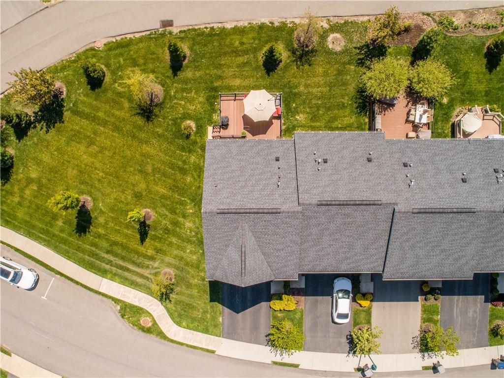 609 Rosecliff Road Wexford, PA 15090 - Photo 4 of 25 Quite a view! Gives a nice perspective of the townhouse, deck & common, grassy area.