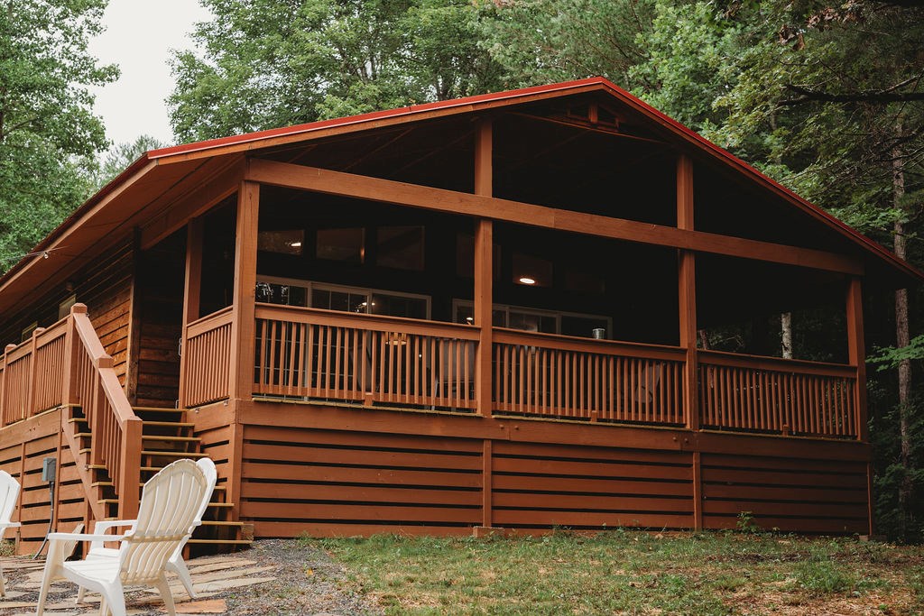 120 Claw Run Murphy, NC 28906 - Photo 2 of 40 End view with of covered deck