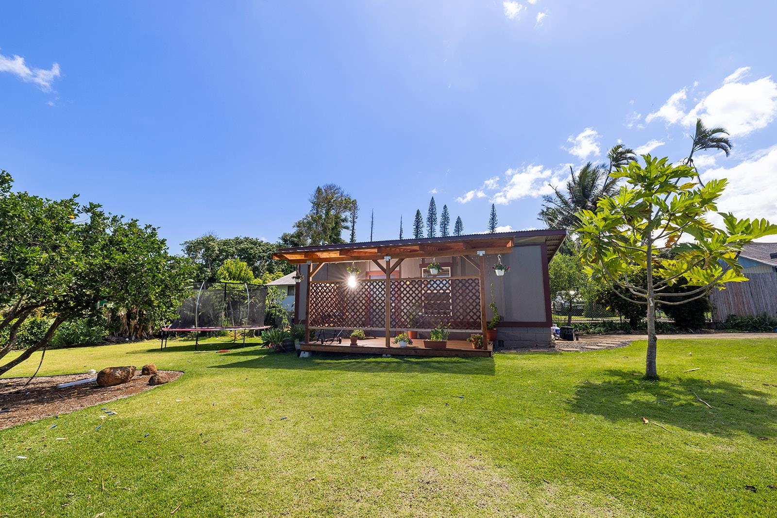 1697 Haiku Road Haiku, HI 96708 - Photo 21 of 48 a view of a house with a big yard