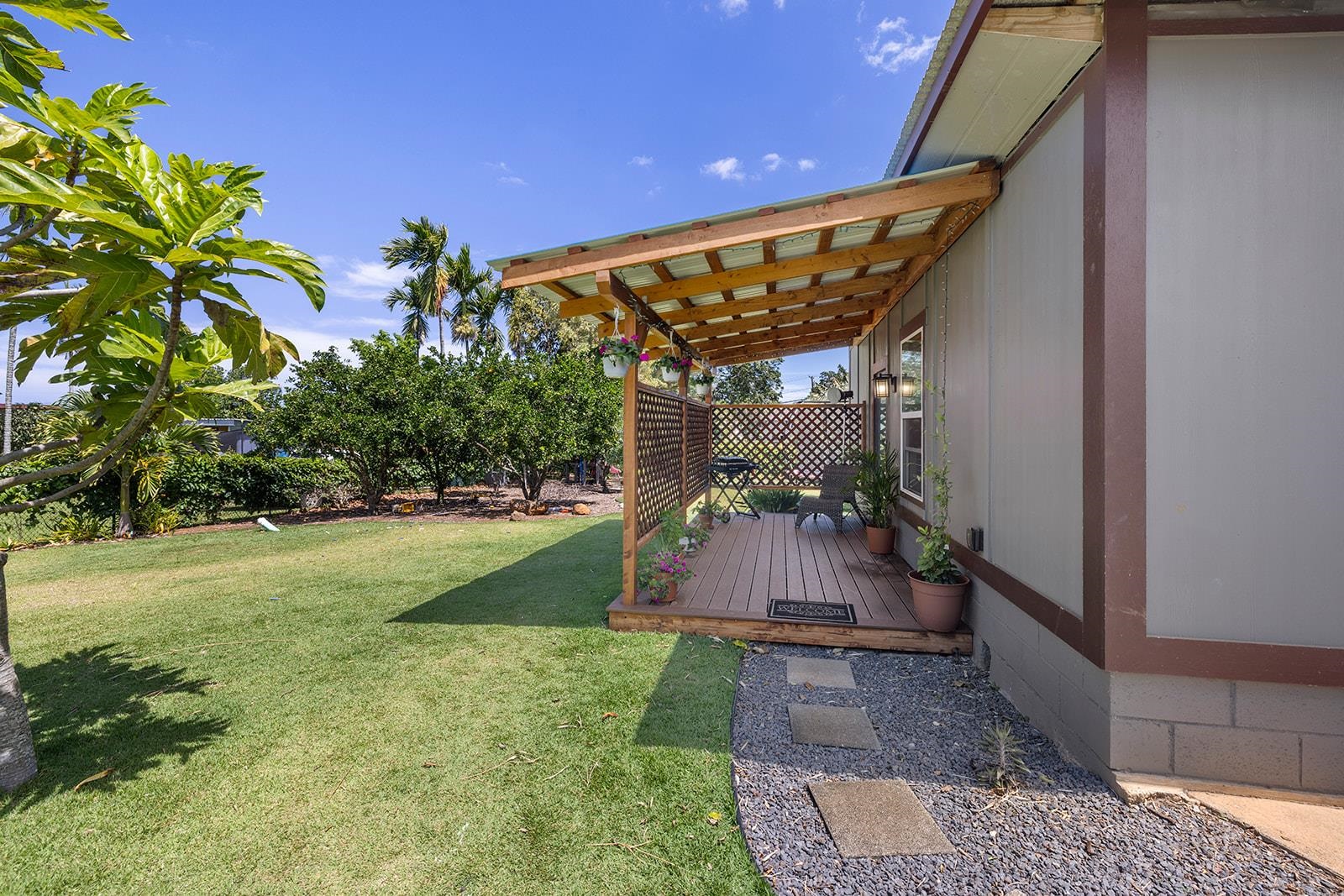 1697 Haiku Road Haiku, HI 96708 - Photo 29 of 48 a view of a backyard