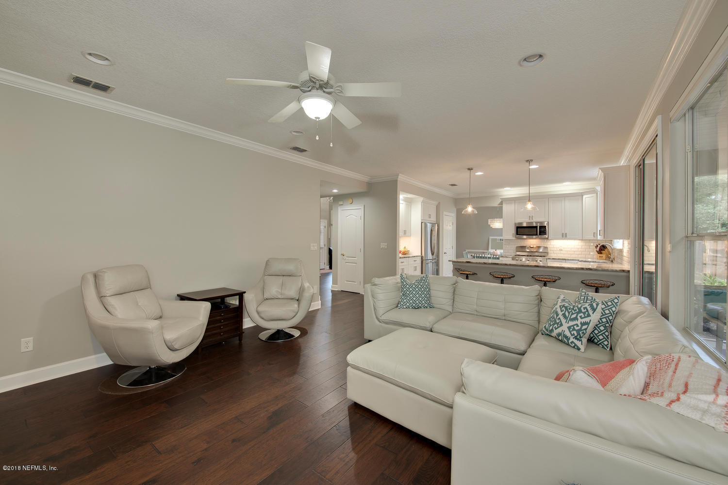 820 Mill Stream Road Ponte Vedra Beach, FL 32082 - Photo 19 of 41 a living room with furniture and a view of kitchen