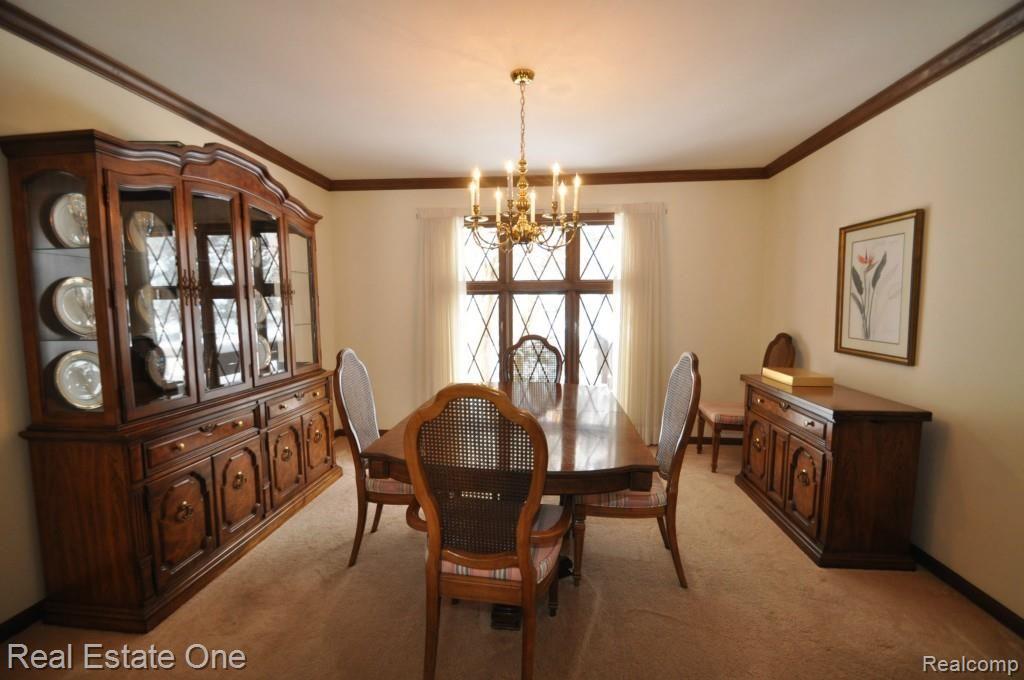 2595 Lambeth Park Rochester, MI 48306 - Photo 14 of 30 DINING ROOM IS OPEN TO THE LIVING ROOM WITH FRENCH DOORS