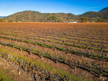 a view of lake and mountain