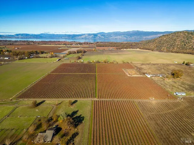 a view of an ocean and city
