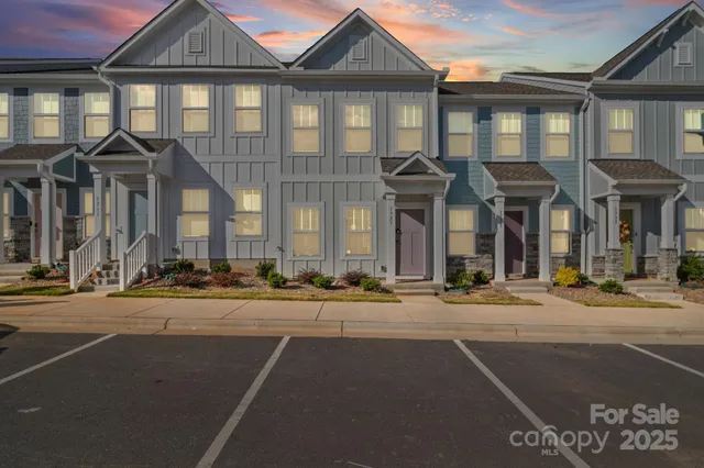 front view of a brick house