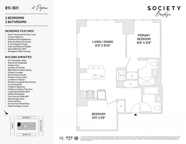 $5,670 | 500 Degraw Street, Unit 1211 | Gowanus
