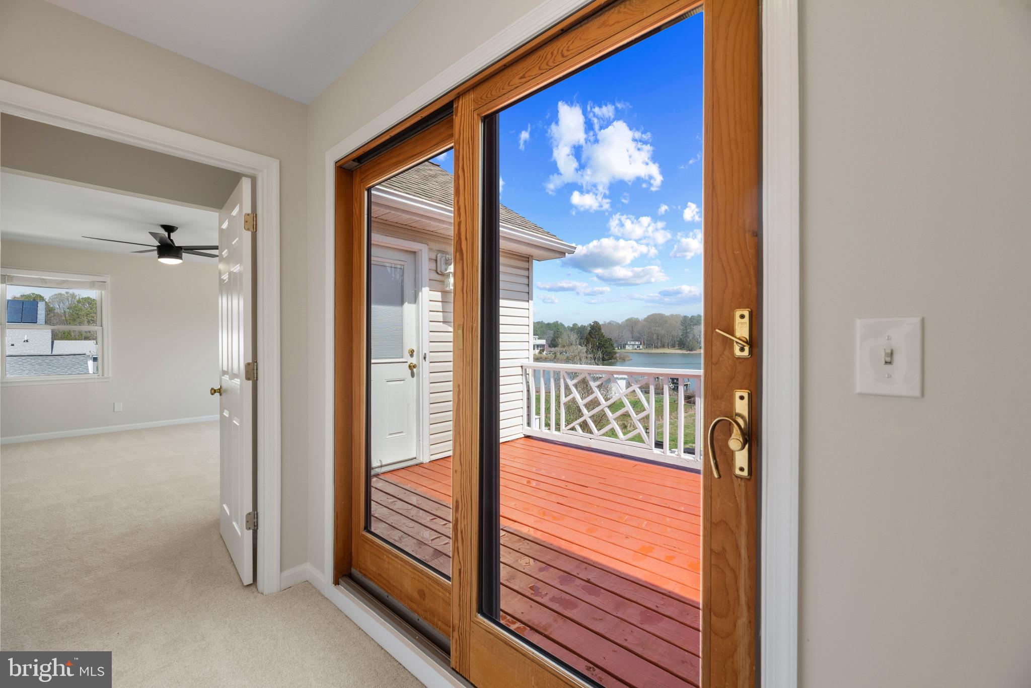 5929 Deale Beach Road Deale, MD 20751 - Photo 29 of 58 Doorway to outside with carpet floors, a ceiling f
