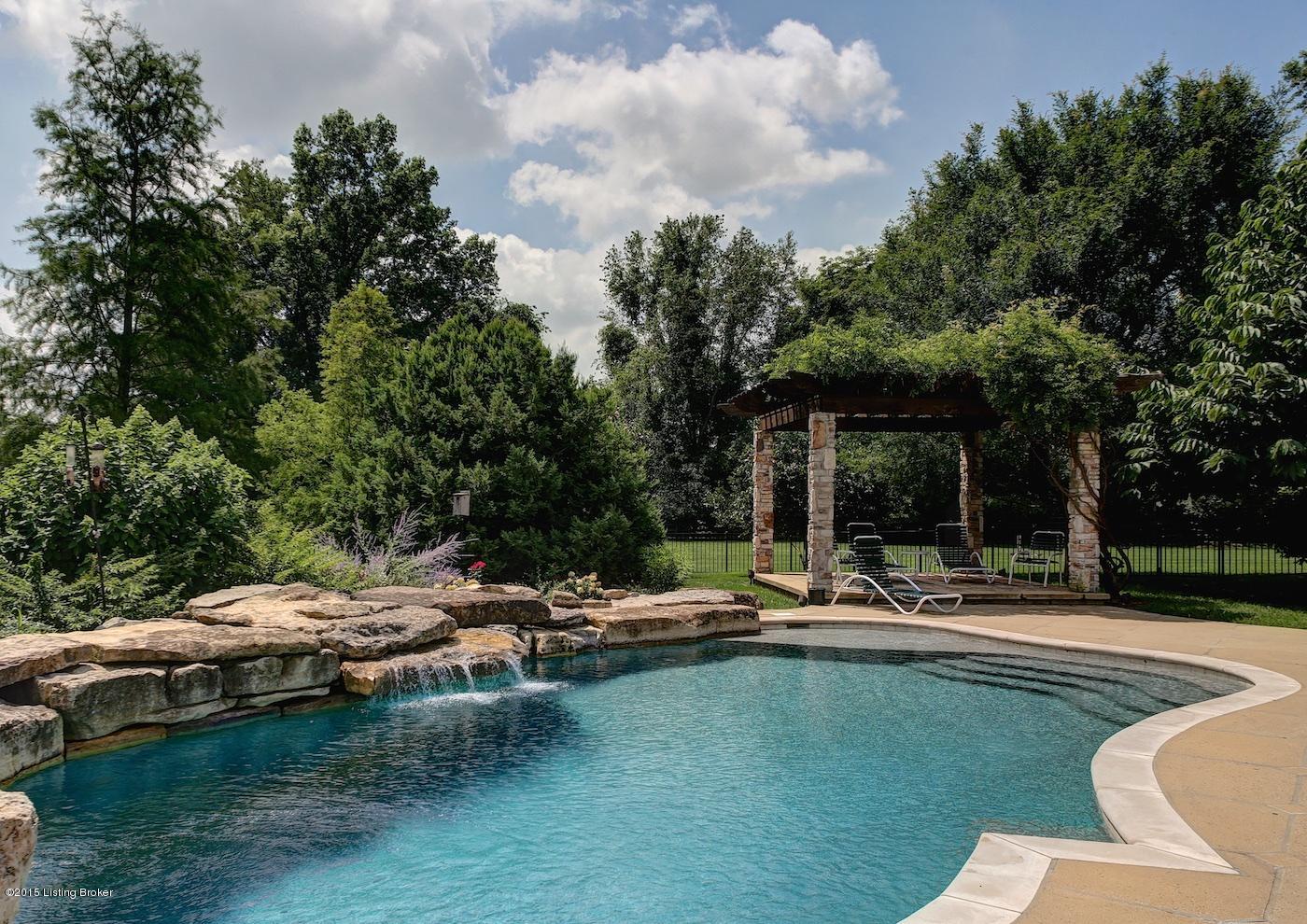 3607 River Ridge Cove Prospect, KY 40059 - Photo 35 of 36 Beautiful Pool with Waterfall