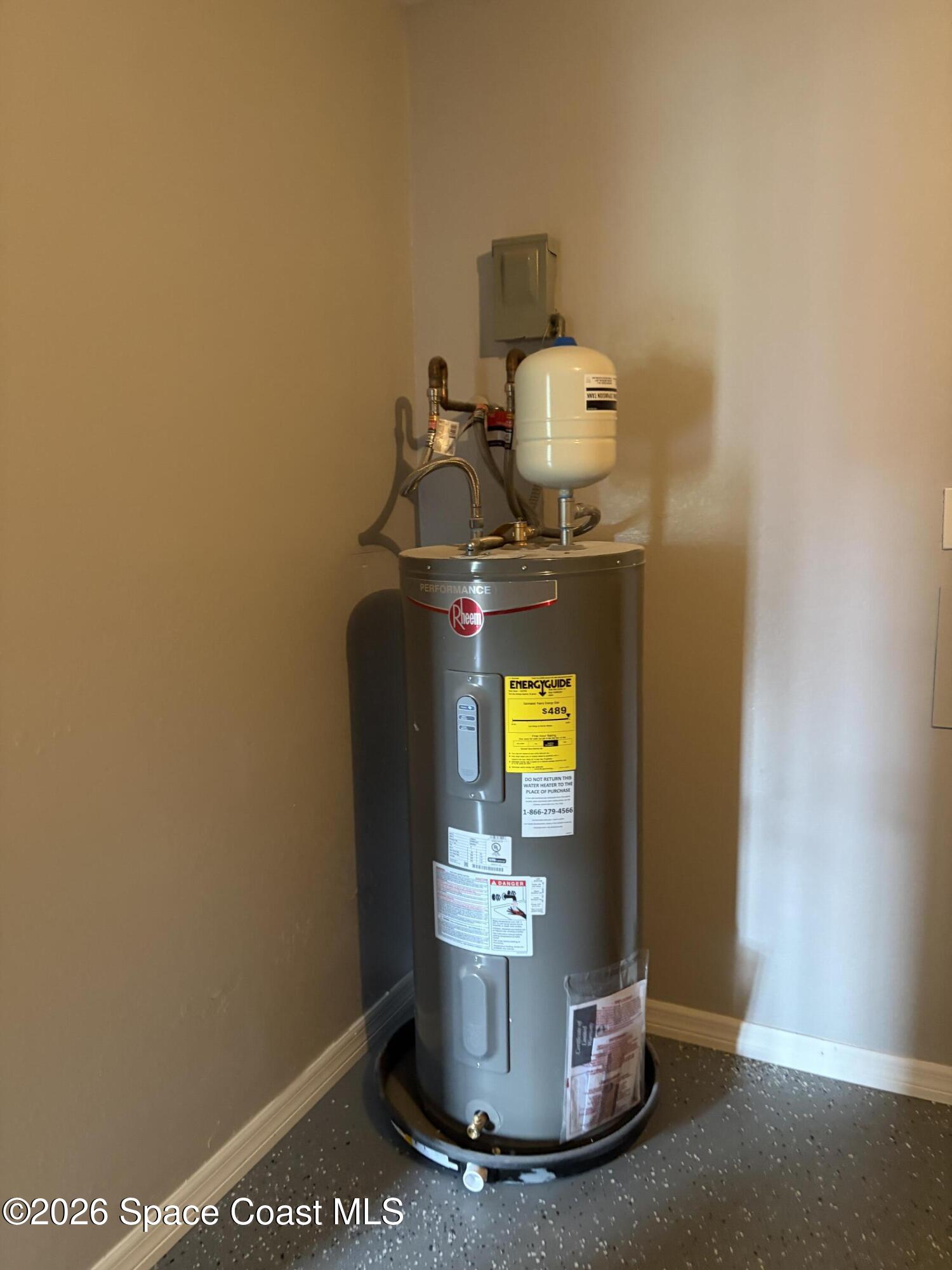 1136 Minnet Court Northeast Palm Bay, FL 32905 - Photo 23 of 31 Hot water heater - Copy