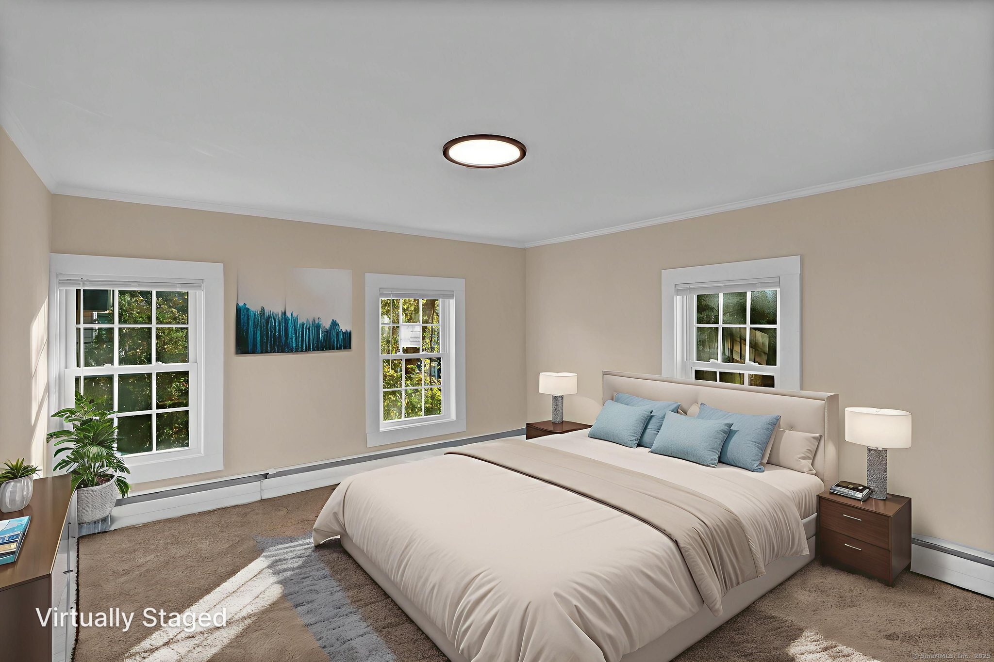 89 Spring Street Windham, CT 06226 - Photo 26 of 36 a bedroom with a large bed and a large window