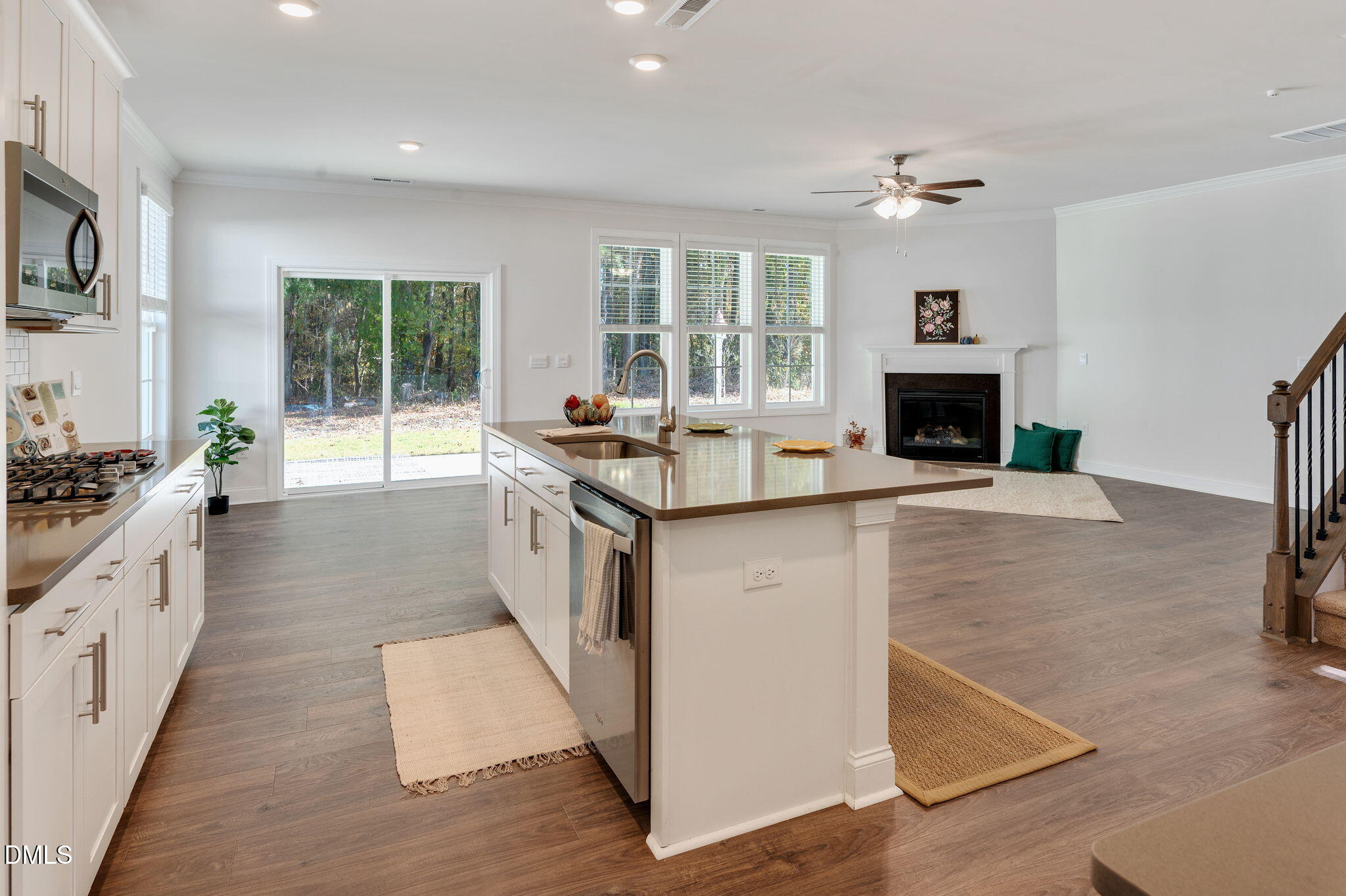 5112 Lizard Tail Lane Raleigh, NC 27603 - Photo 17 of 51 a kitchen with counter top space and windows