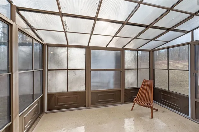 a view of front door