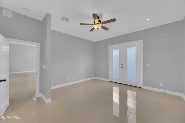 a view of an empty room