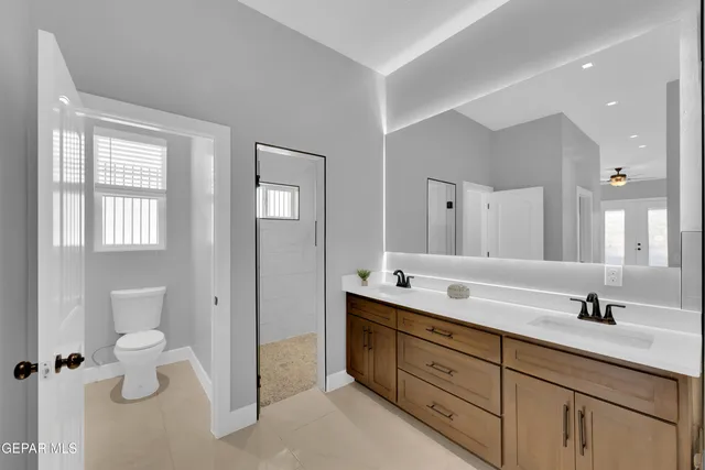 a view of a kitchen with furniture and a kitchen