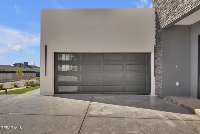 a view of outdoor space with front door