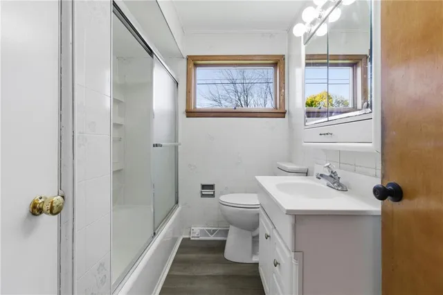 a view of an empty room with stairs