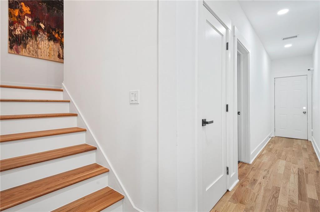 718 Cascade Avenue Southwest Atlanta, GA 30310 - Photo 37 of 37 a view of a hallway with wooden floor and entryway