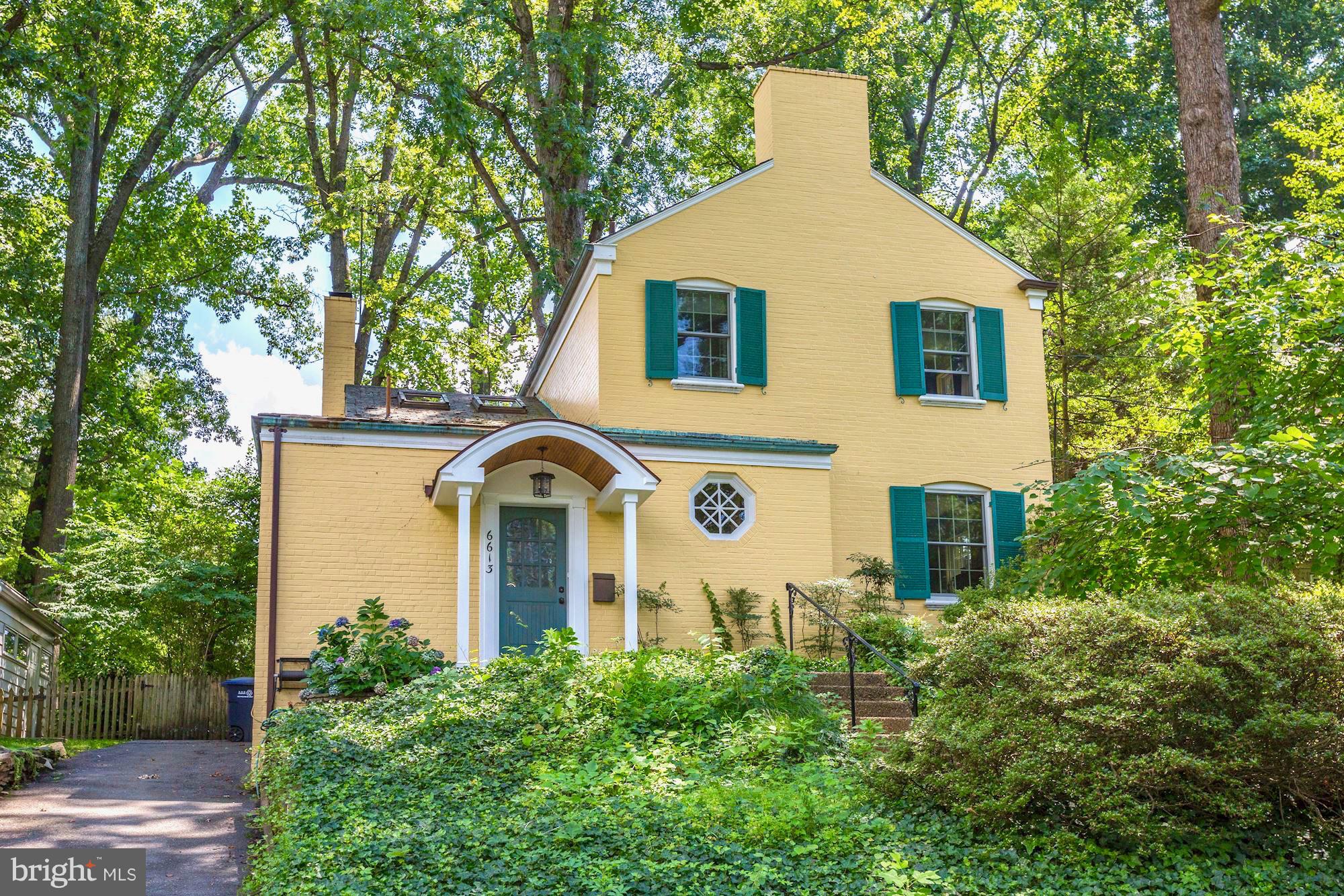 6613 32nd Street Northwest Washington, DC 20015 - Photo 1 of 47 Welcome home to this happy, yellow house!