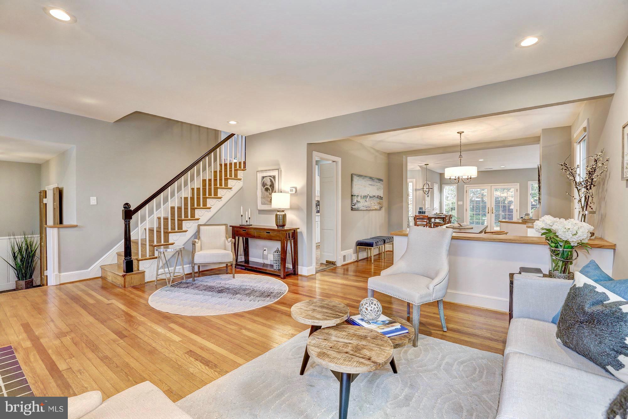 6613 32nd Street Northwest Washington, DC 20015 - Photo 12 of 47 And ideal open concept first floor