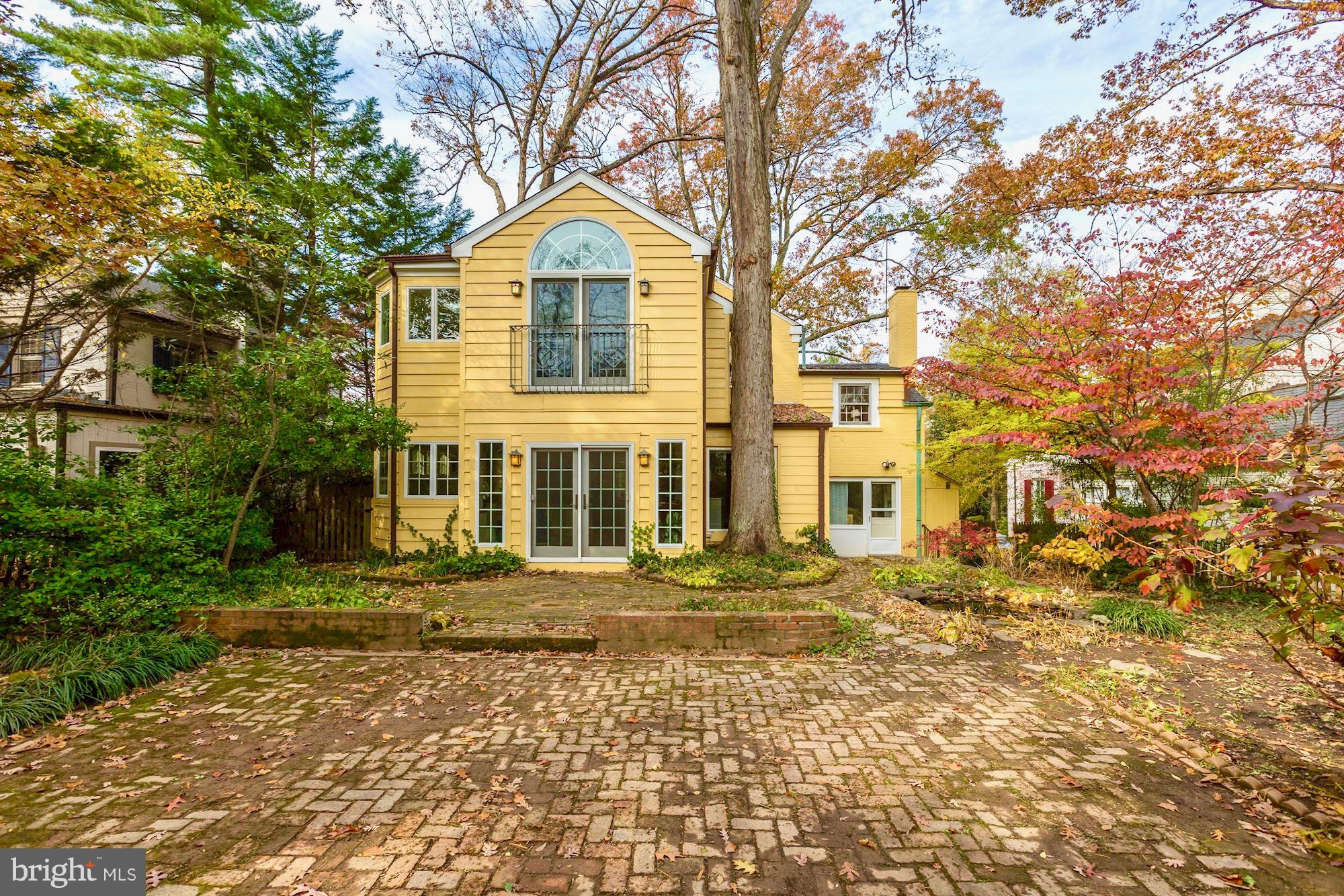 6613 32nd Street Northwest Washington, DC 20015 - Photo 42 of 47 Custom brick hardscaping in large backyard