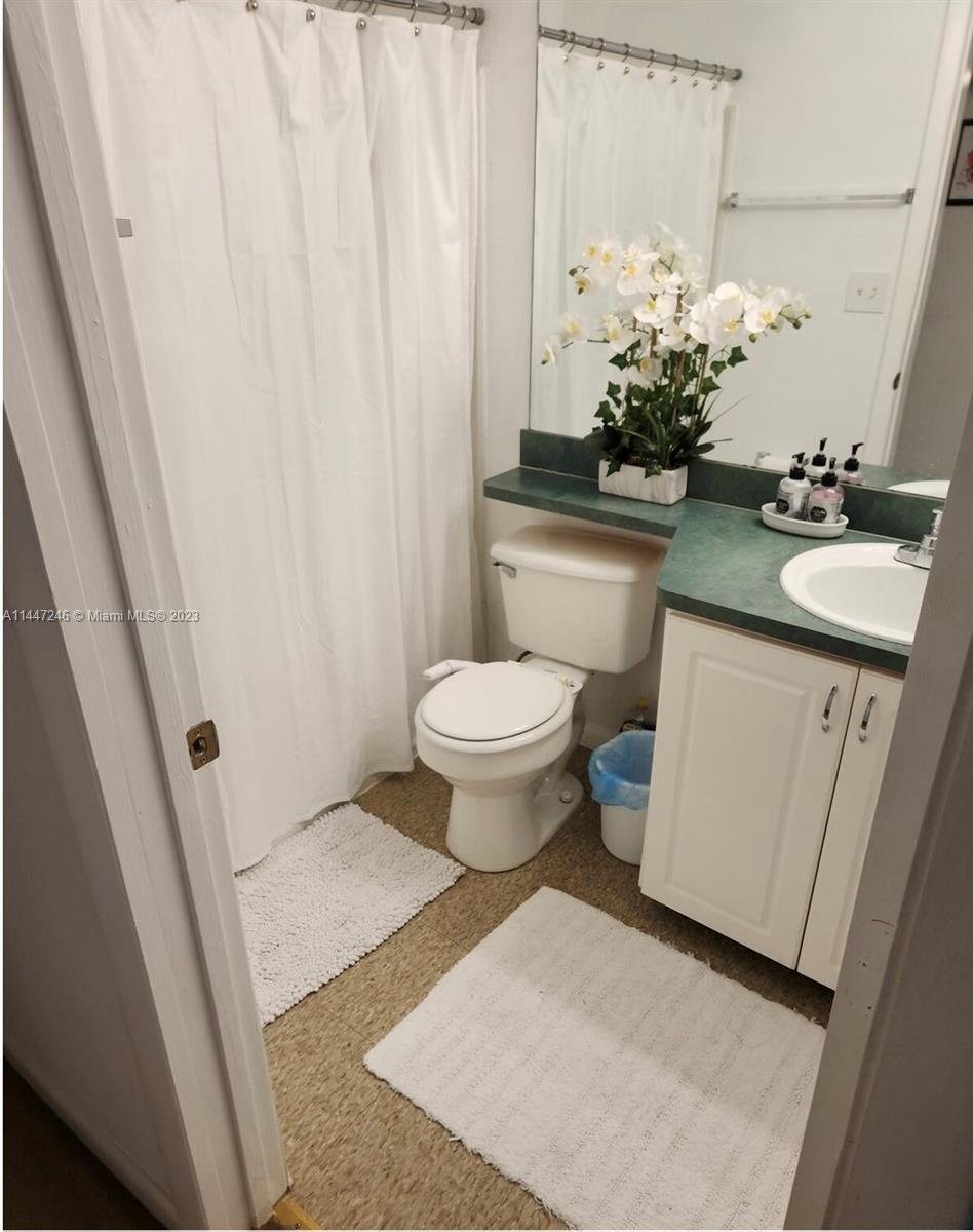770 Ridenhour Circle, Unit 770 Orlando, FL 32809 - Photo 9 of 10 a bathroom with a sink toilet and a mirror