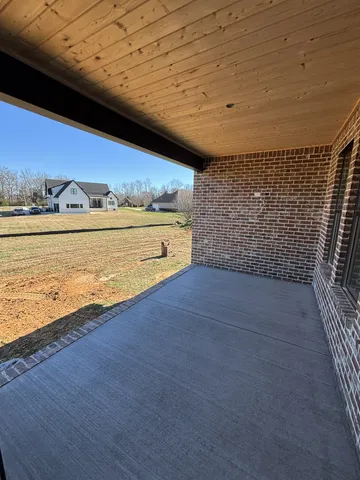 a view of an ocean & beach