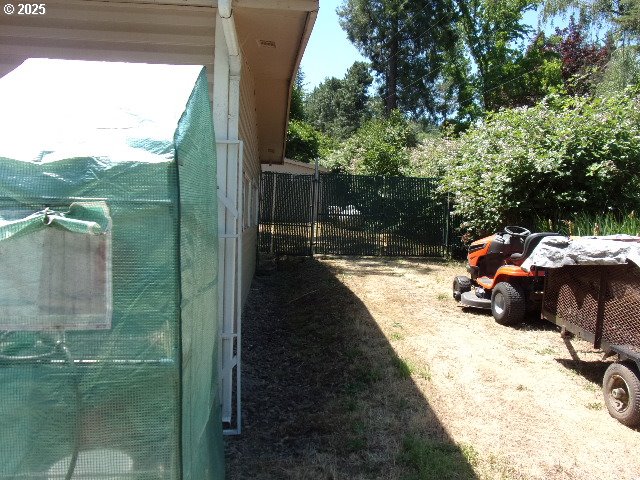 713 Little River Road Glide, OR 97443 - Photo 21 of 36 a view of yard from deck with patio