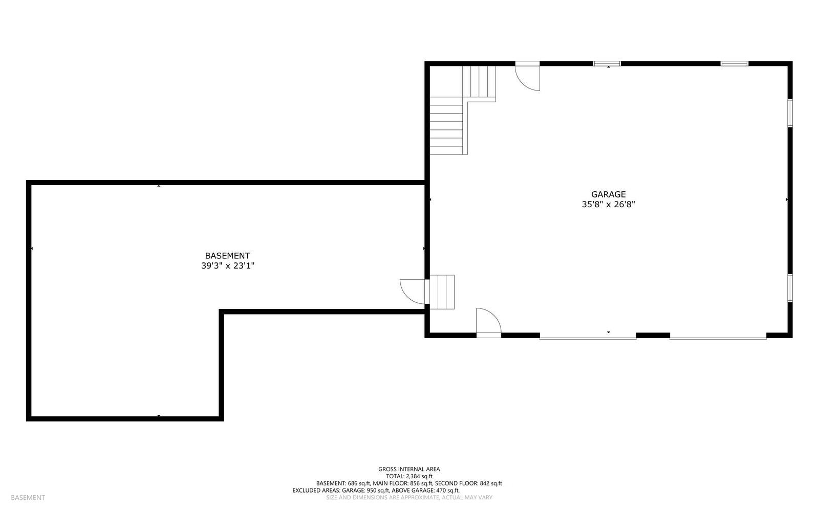122 Clark Road Unity, ME 04988 - Photo 28 of 34 Lower level plan