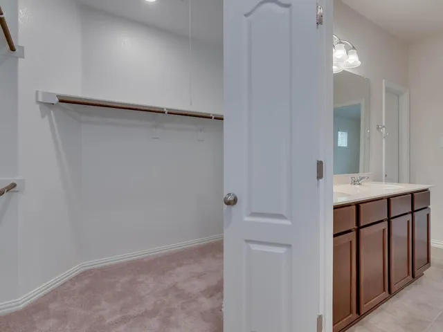 a bathroom with a shower and a sink