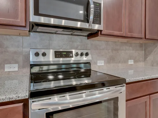 a close view of stove top oven
