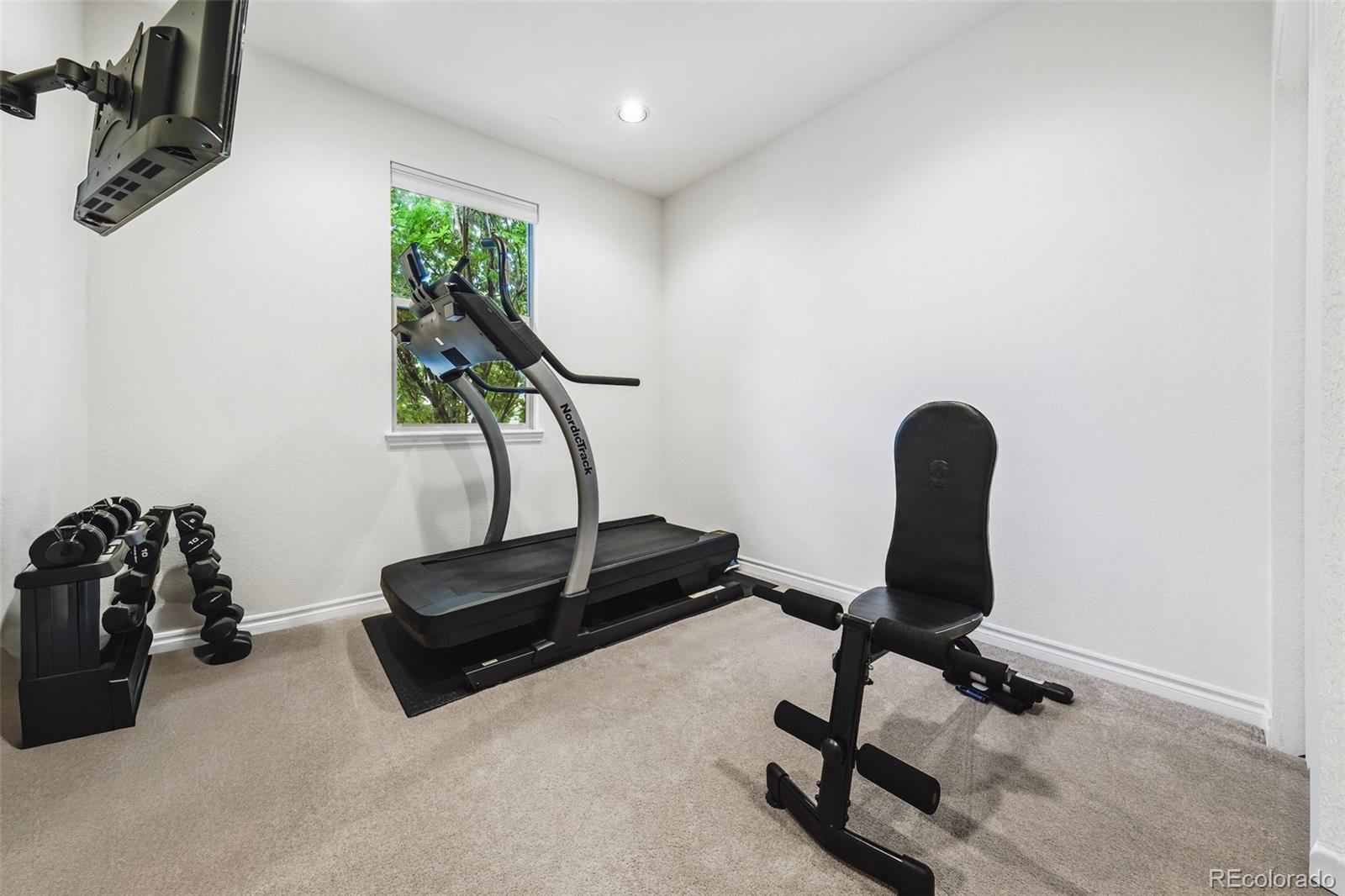 9550 Rosato Court Highlands Ranch, CO 80126 - Photo 15 of 27 a view of workspace with gym equipment