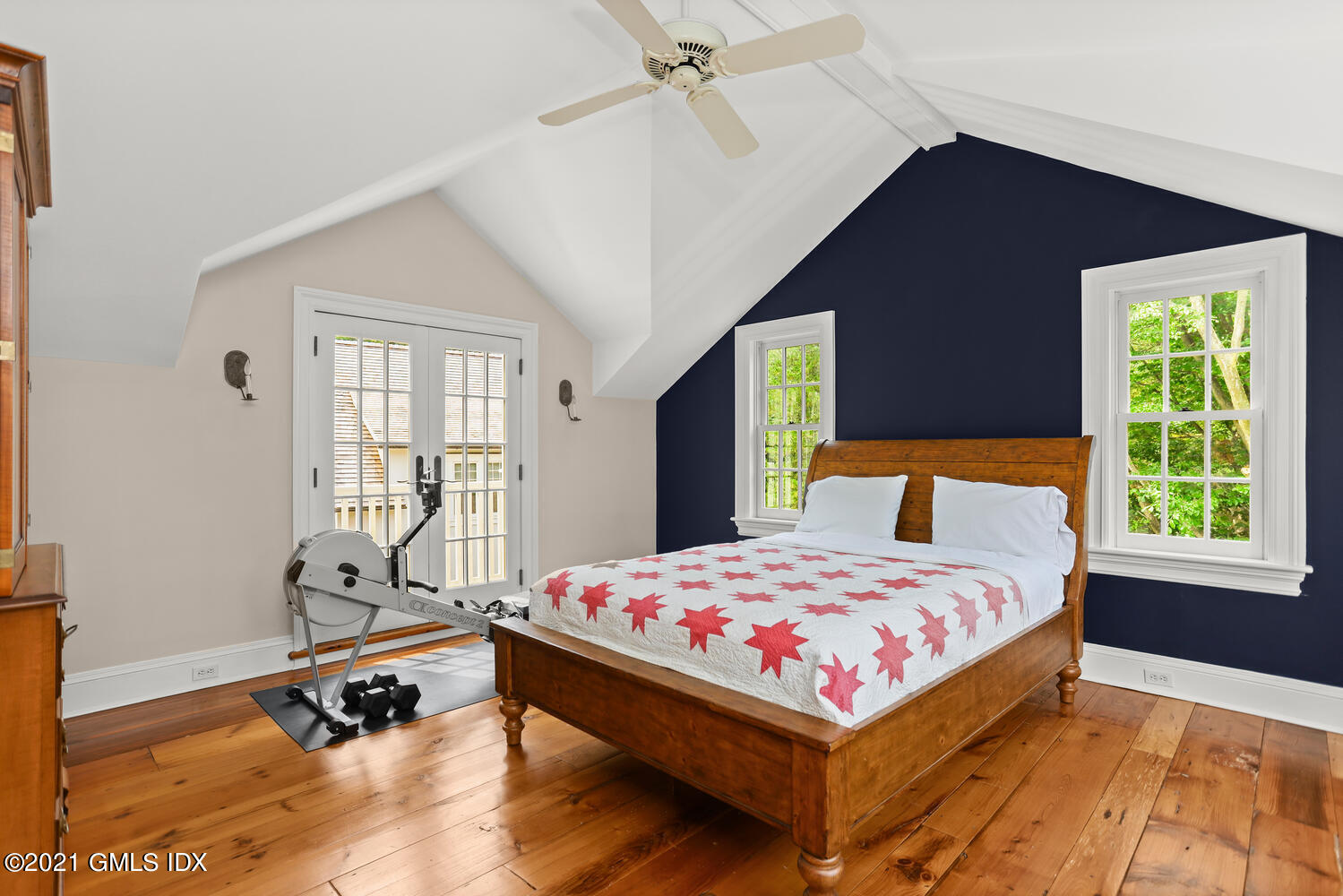 175 Cat Rock Road Cos Cob, CT 06807 - Photo 37 of 72 a bedroom with a bed and a window