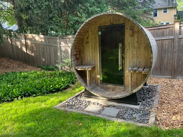 an empty room with fireplace