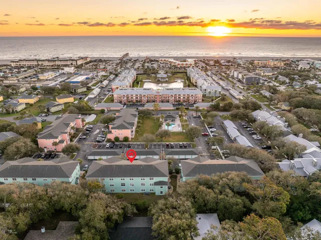 a view of an ocean and beach