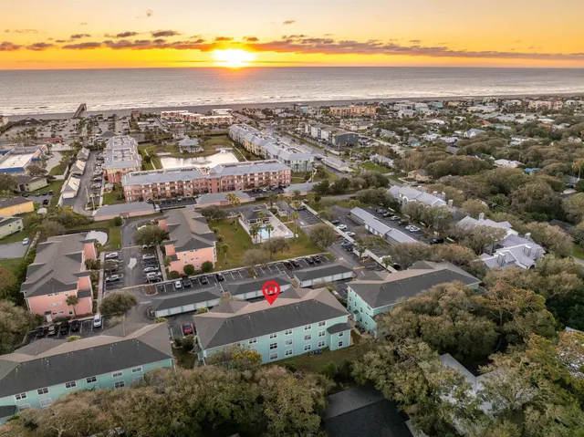a view of city and ocean