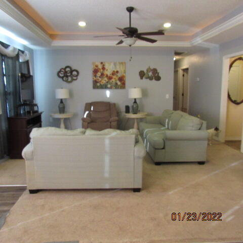 5816 Ester Terrace Crestview, FL 32539 - Photo 28 of 29 a living room with furniture and a large mirror