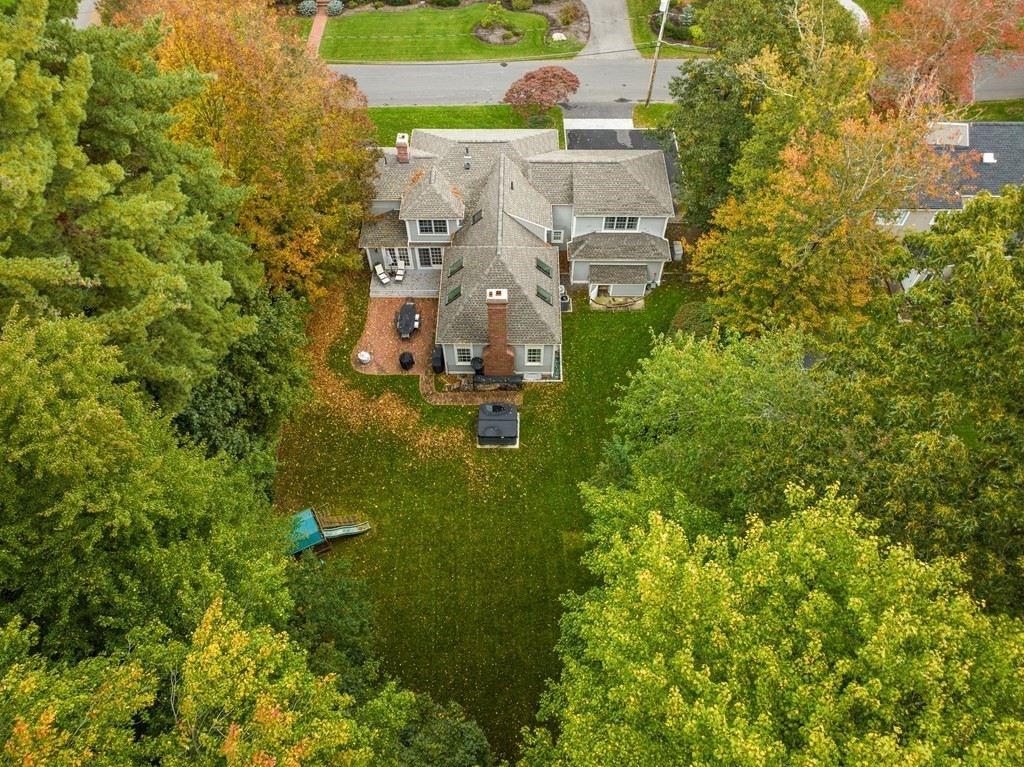 19 Radcliffe Road Wellesley, MA 02482 - Photo 21 of 21 an aerial view of residential house with outdoor space and trees all around