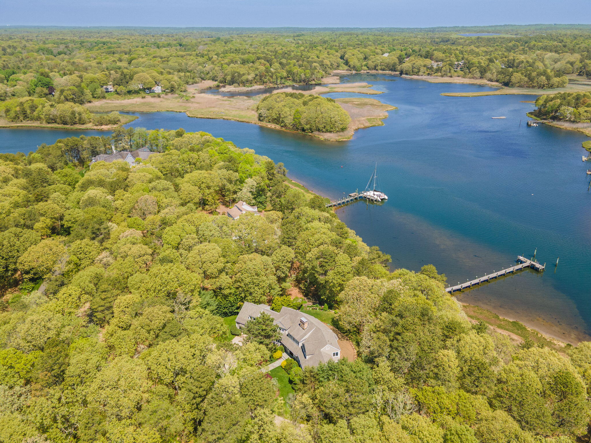 476 Baxter Neck Road Marstons Mills, MA 02648 - Photo 85 of 95 a view of an outdoor space and a lake view