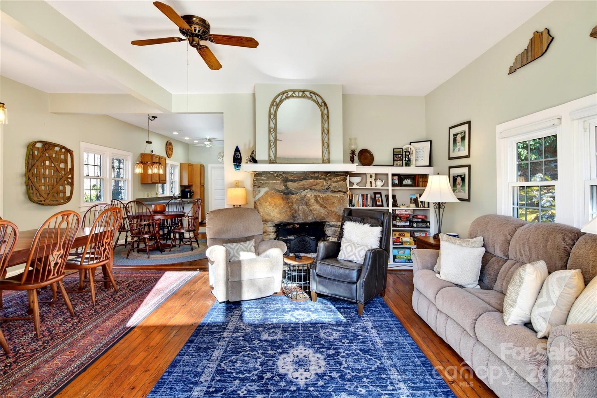 308 Texas Road Montreat, NC 28711 - Photo 9 of 48 a living room with furniture and wooden floor