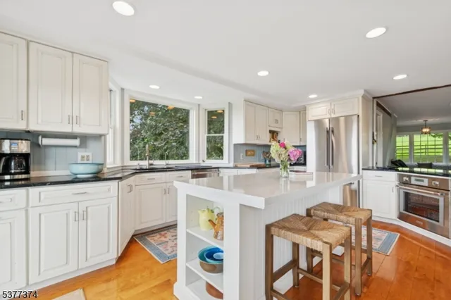 a view of a golf course with a lake