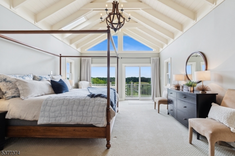23 Spring Hill Road Annandale, NJ 08801 - Photo 18 of 48 a bedroom with furniture and large windows