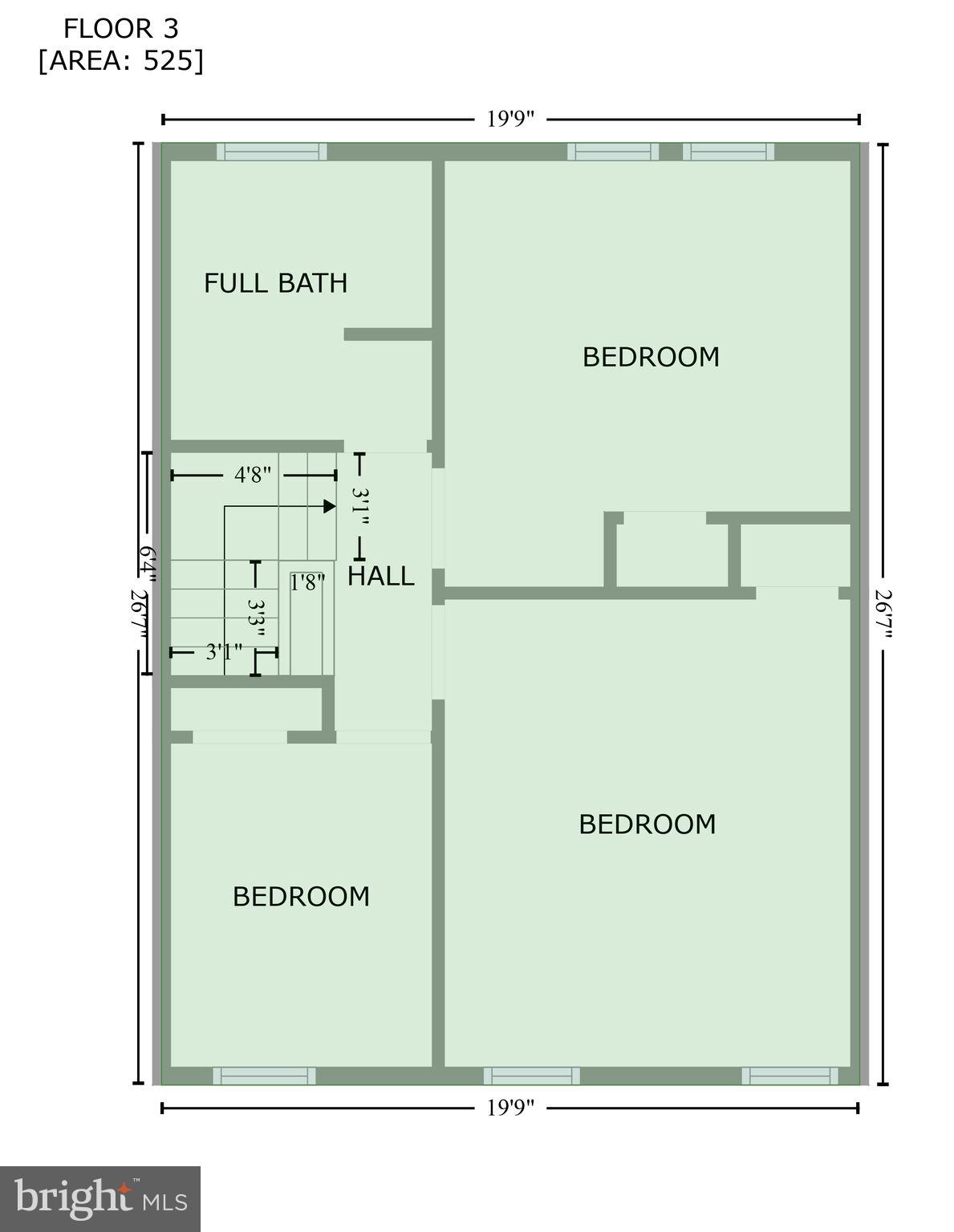 3528 Overview Road Baltimore, MD 21215 - Photo 47 of 62 GLA Floor Plans